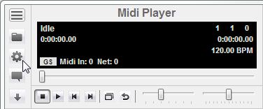 MIDI Player Device Settings